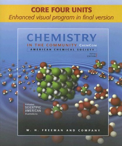 Chemistry in the Community (Chem Com) Core Four Units