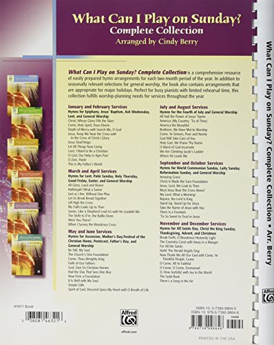 What Can I Play on Sunday?, Complete Collection: 60 Easily P