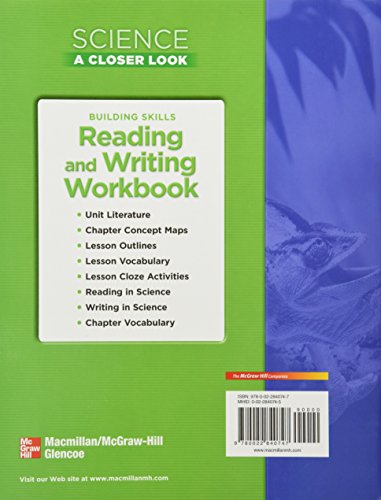 Building Skills Reading and Writing Workbook (Science: A Clo