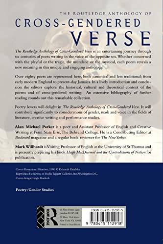 The Routledge Anthology of Cross-Gendered Verse