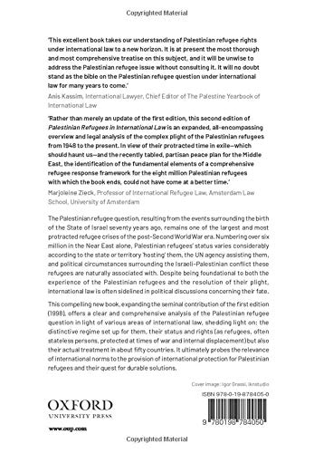 Palestinian Refugees in International Law