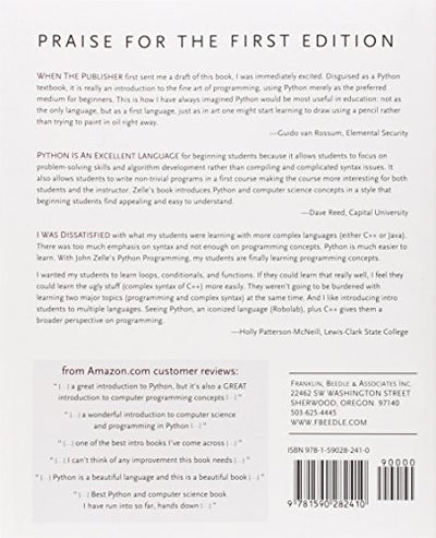 Python Programming: An Introduction to Computer Science