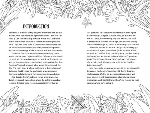 The David Attenborough Activity Book: Quizzes, puzzles and trivia on a national treasure