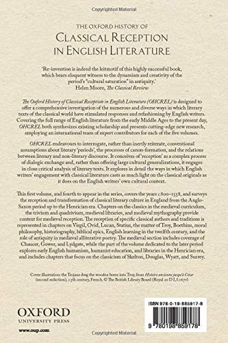 The Oxford History of Classical Reception in English Literature: Volume 1: 800-1558