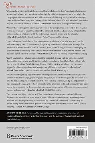 The Children of Divorce: The Loss of Family as the Loss of Being (Youth, Family, and Culture)