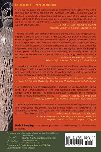 Bigfoot Exposed: An Anthropologist Examines America's Enduring Legend