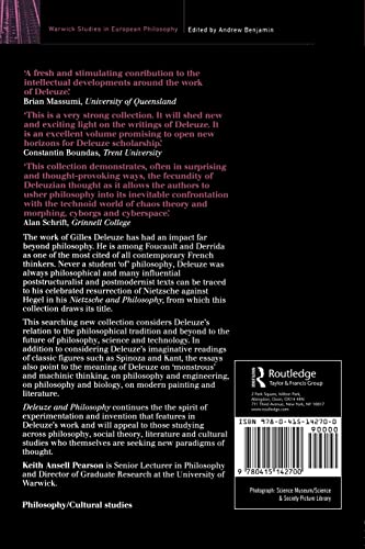 Deleuze and Philosophy (Warwick Studies in European Philosophy)