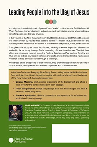 1 and 2 Timothy, Titus, and Philemon: Wisdom for Every Church Leader (New Testament Everyday Bible Study Series)