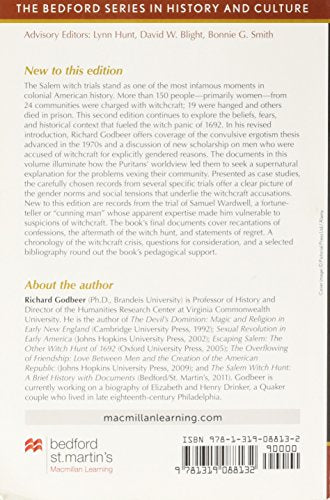The Salem Witch Hunt: A Brief History with Documents (Bedford Series in History and Culture)