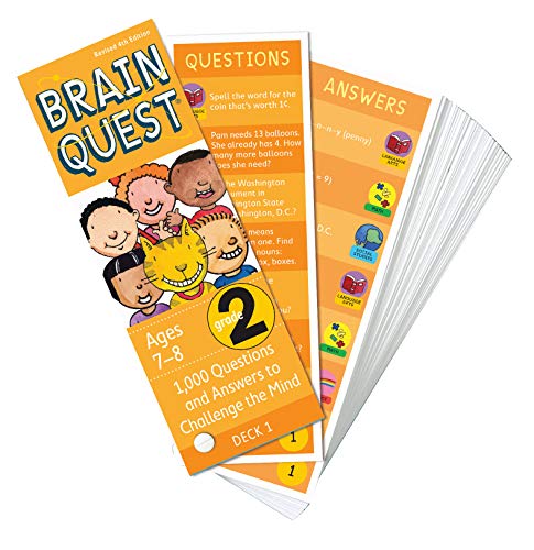 Brain Quest 2nd Grade Q&A Cards: 1000 Questions and Answers