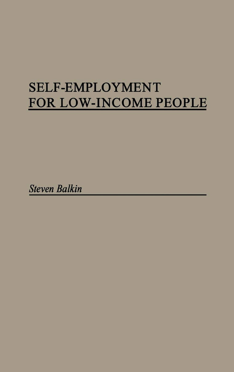 Self-Employment for Low-Income People: