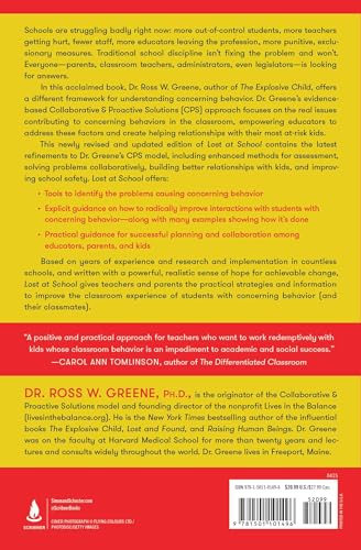 Lost at School: Why Our Kids with Behavioral Challenges are Falling Through the Cracks and How We Can Help Them — back cover