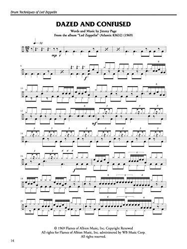 Drum Techniques of Led Zeppelin: Note for Note Transcriptions of 23 Classic John Bonham Drum Tracks