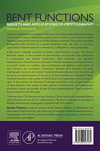 Bent Functions: Results and Applications to Cryptography