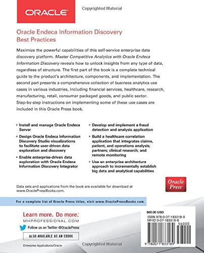 Master Competitive Analytics with Oracle Endeca Information Discovery (Oracle (McGraw-Hill))