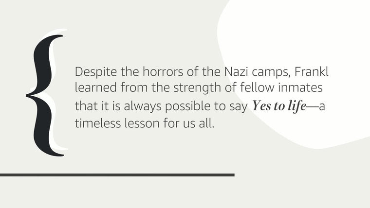 Yes to Life: In Spite of Everything — back cover