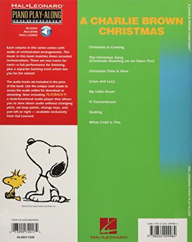 Charlie Brown Christmas Piano Play-Along Volume 34 Book/Online Audio (Hal Leonard Piano Play-Along)