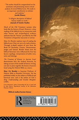The Creation of History in Ancient Israel