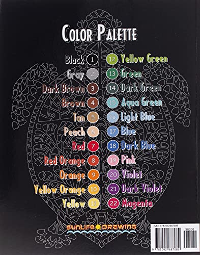 ANIMAL STENCILS Color By Number: Activity Coloring Book for Adults Relaxation and Stress Relief (Extended Edition - 50 Coloring Pages)