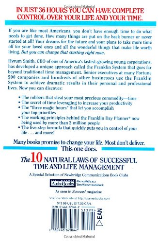 10 Natural Laws of Successful Time and Life Management