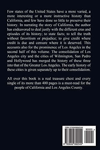 A History of California and an Extended History of Los Angeles