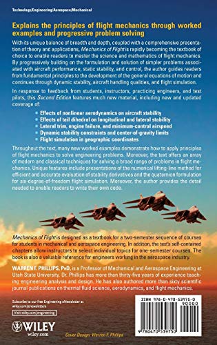 Mechanics of Flight — back cover