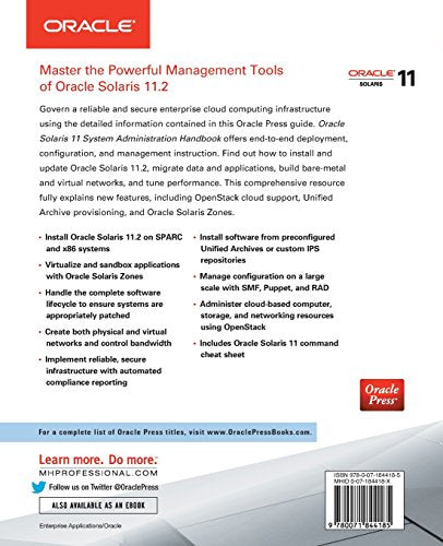 Oracle Solaris 11.2 System Administration Handbook (Oracle Press)