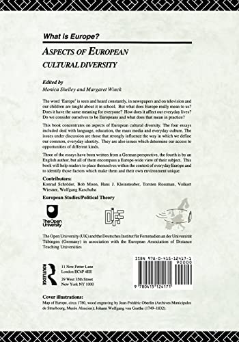 Aspects of European Cultural Diversity (What is Europe?)