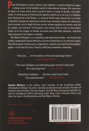 Miernik Dossier: The First Paul Christopher Novel by McCarry