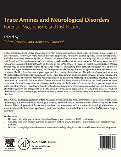Trace Amines and Neurological Disorders: Potential Mechanisms and Risk Factors