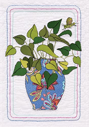 Flower Show Quilt: Charming Fusible Appliqué ? Embellish with Hand Embroidery