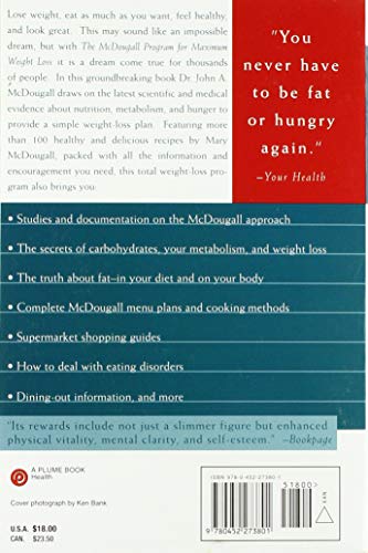 The McDougall Program for Maximum Weight Loss By McDougall John A McDougall Mary A