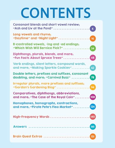 Brain Quest Phonics Workbook: Grade 2