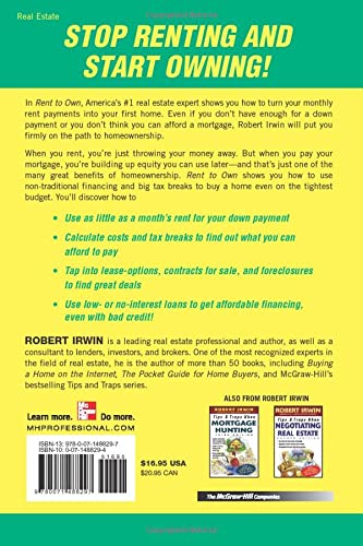 Rent to Own: Use Your Rent Money to Get Started Owning Real Estate