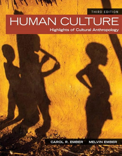 Human Culture: Highlights of Cultural Anthropology (3rd Edition)