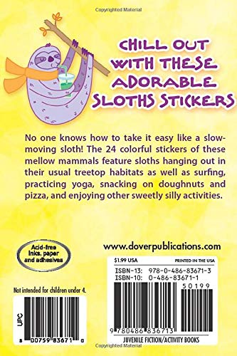Silly Sloths Stickers (Dover Little Activity Books: Animals)