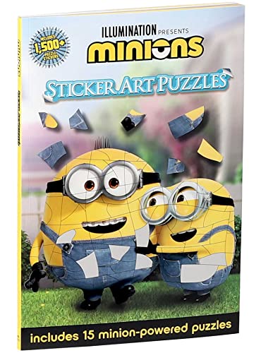 Minions: Sticker Art Puzzles — back cover