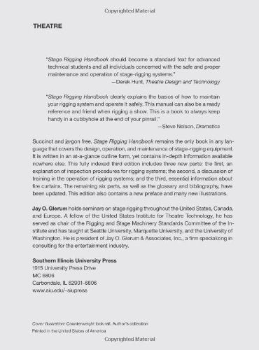 Stage Rigging Handbook, Third Edition — back cover