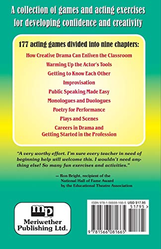 Drama Games and Acting Exercises: 177 Games and Activities for Middle School