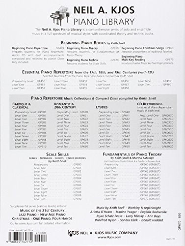 GP670 - Fundamentals of Piano Theory - Level 10