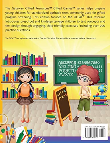 Gifted and Talented OLSAT Test Prep: Gifted test prep book for the OLSAT; Workbook for children in preschool and kindergarten