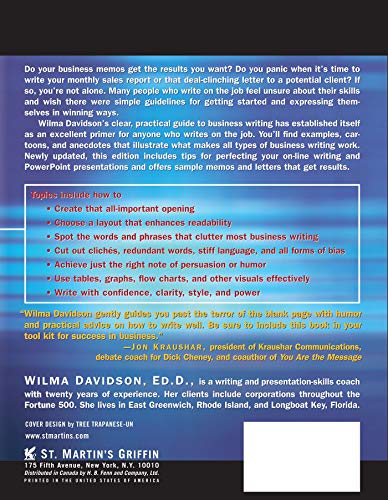 Business Writing: What Works, What Won't