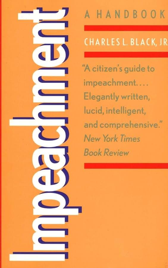 Impeachment: A Handbook (Yale Fastback Series)