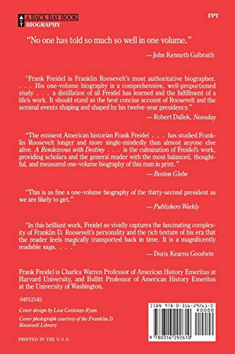 Franklin D. Roosevelt: A Rendezvous with Destiny