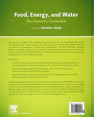 Food, Energy, and Water: The Chemistry Connection
