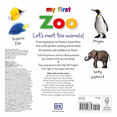 Tabbed Board Books: My First Zoo: Let's Meet the Animals! (My First Tabbed Board Book)