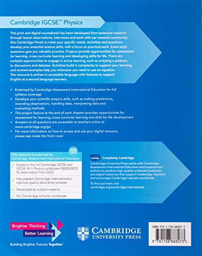 Cambridge IGCSE Physics Coursebook with Digital Access (2 Years) (Cambridge International IGCSE)