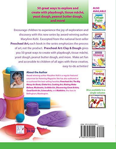 Preschool Art: Clay & Dough — back cover