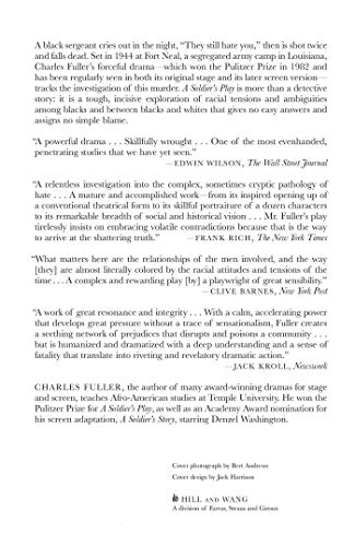 A Soldier's Play: A Play (Dramabook)