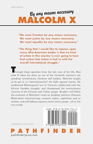 By Any Means Necessary (Malcolm X Speeches & Writings)